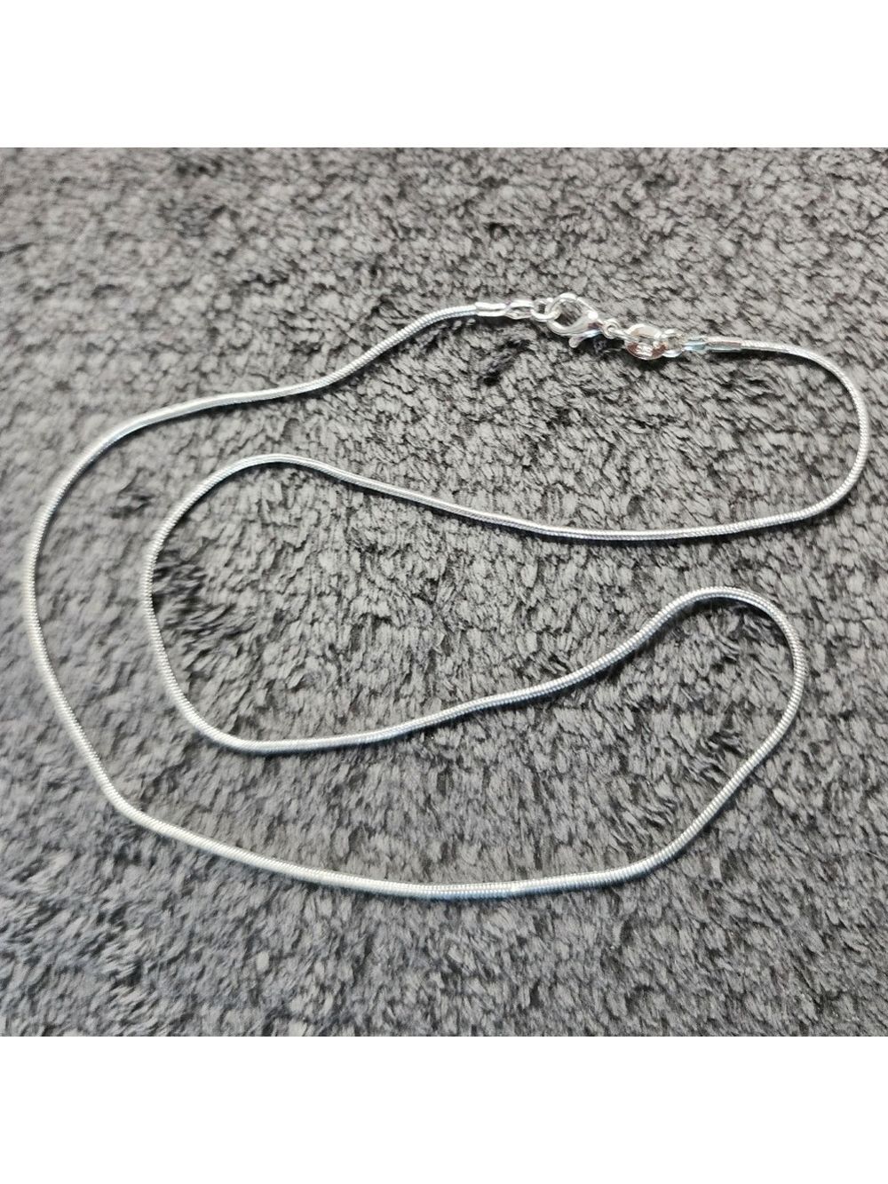 Sterling Silver Snake Chain Necklace 925 - Picture 2 of 5